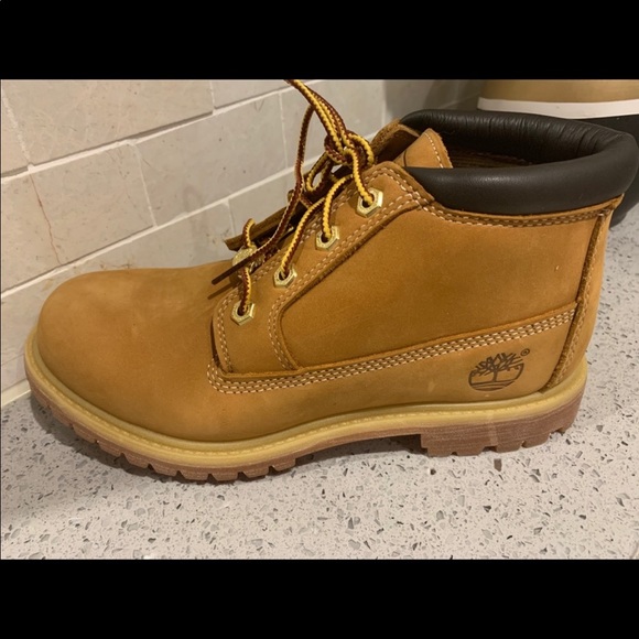 NEW TIMBERLAND BOOTS WHEAT NUBUCK - WM Sz 7 - Picture 1 of 2